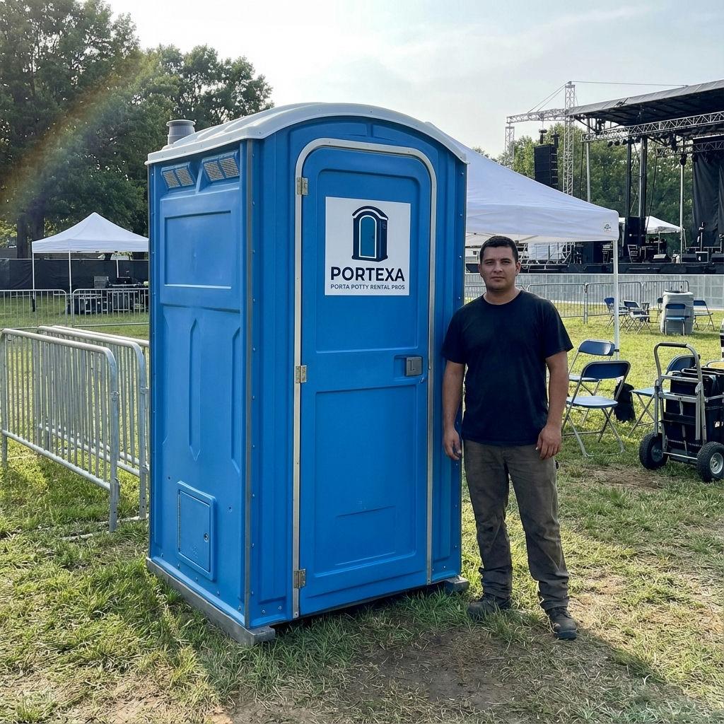 Porta potty rental for Deep Ellum events