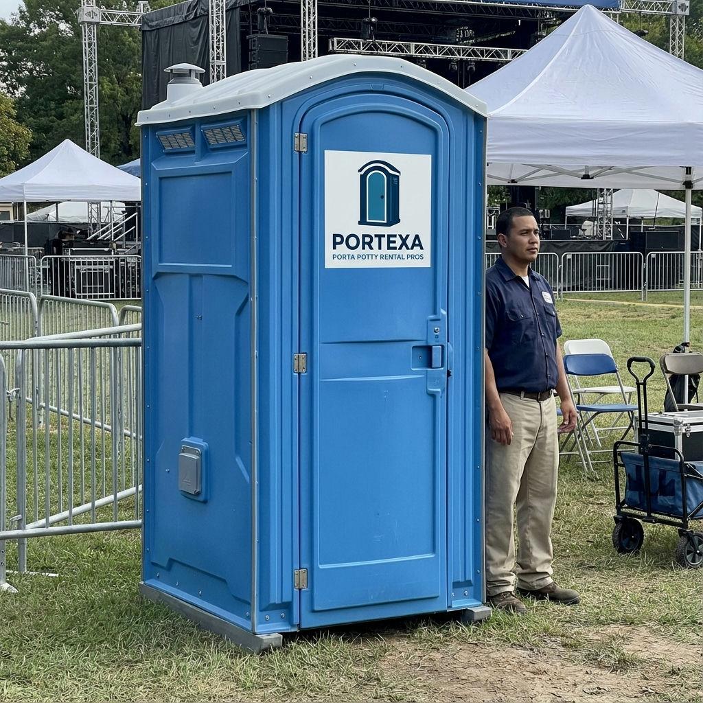 Portable restrooms for Uptown Dallas events