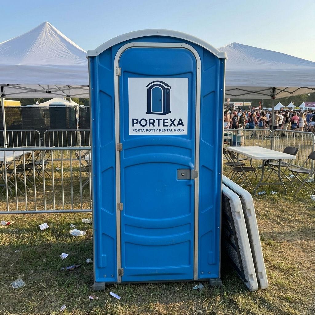 Festival portable toilet rental